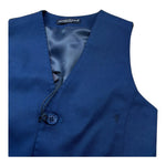 Manuel & Frank Gilet Tinta Unita per Bambino MF5011B BLU MANUEL & FRANK 