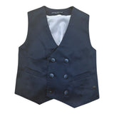 Manuel & Frank Gilet Tinta Unita  per Neonato MF5012B BLU MANUEL & FRANK 