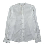 Manuel Ritz Camicia Manica Lunga Tinta Unita Collo Coreano per Bambino CMMR PANNA MANUEL RITZ 