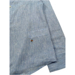 Manuel Ritz Camicia Manica Lunga tinta unita Collo Coreano Azzurro per Bambino MR2573 AZZURRO MANUEL RITZ 