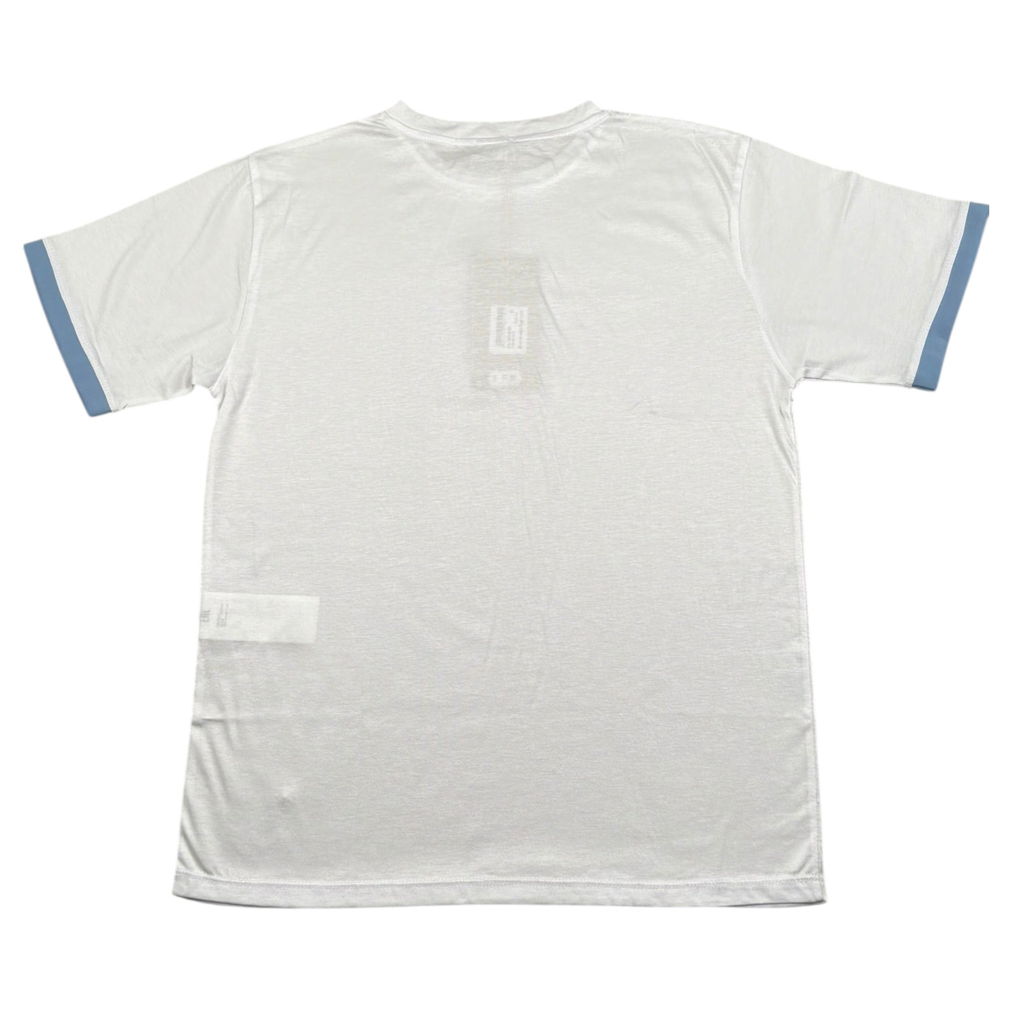 Manuel Ritz T-Shirt Girocollo Tinta Unita per Bambino MR2895XX BIANCO/AZZURRO MANUEL RITZ 