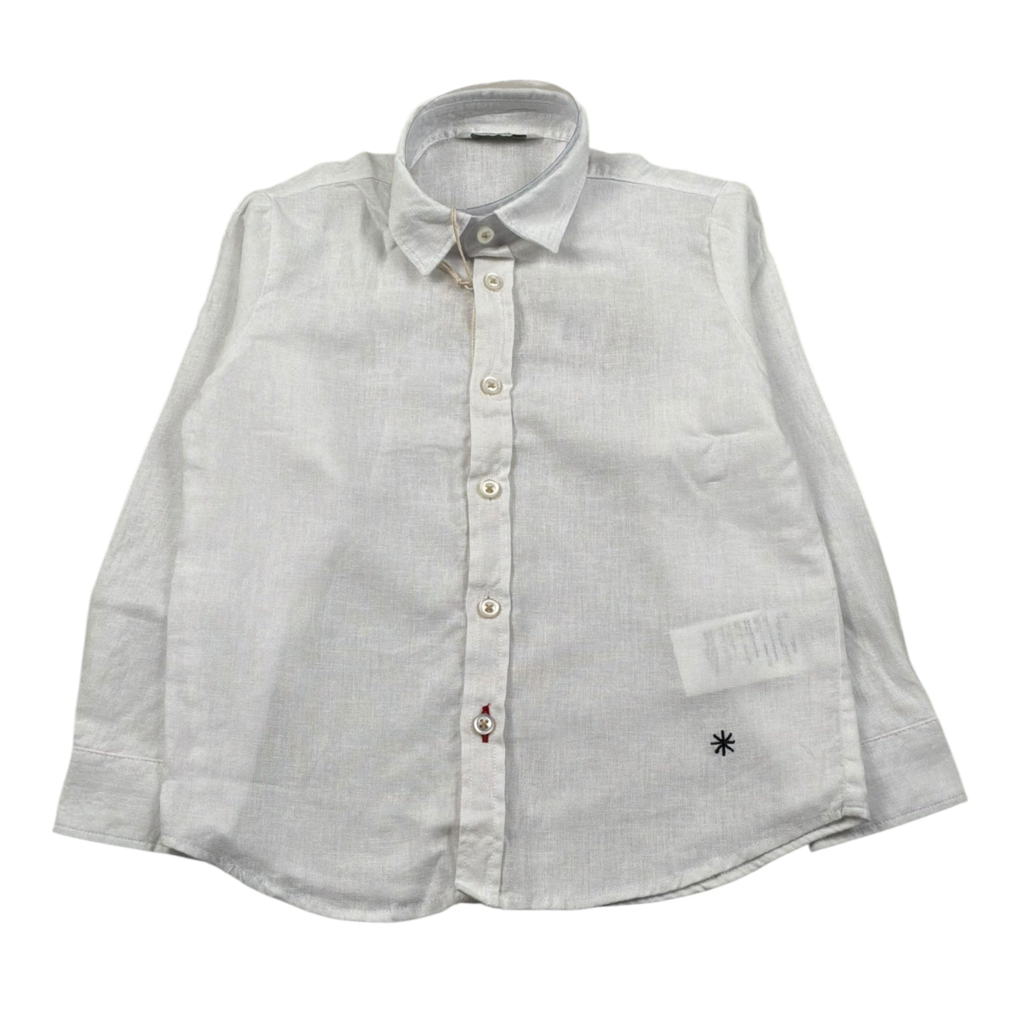 Manuel Ritz Camicia Manica Lunga tinta unita Bianco per Bambino MR3088J BIANCO MANUEL RITZ 