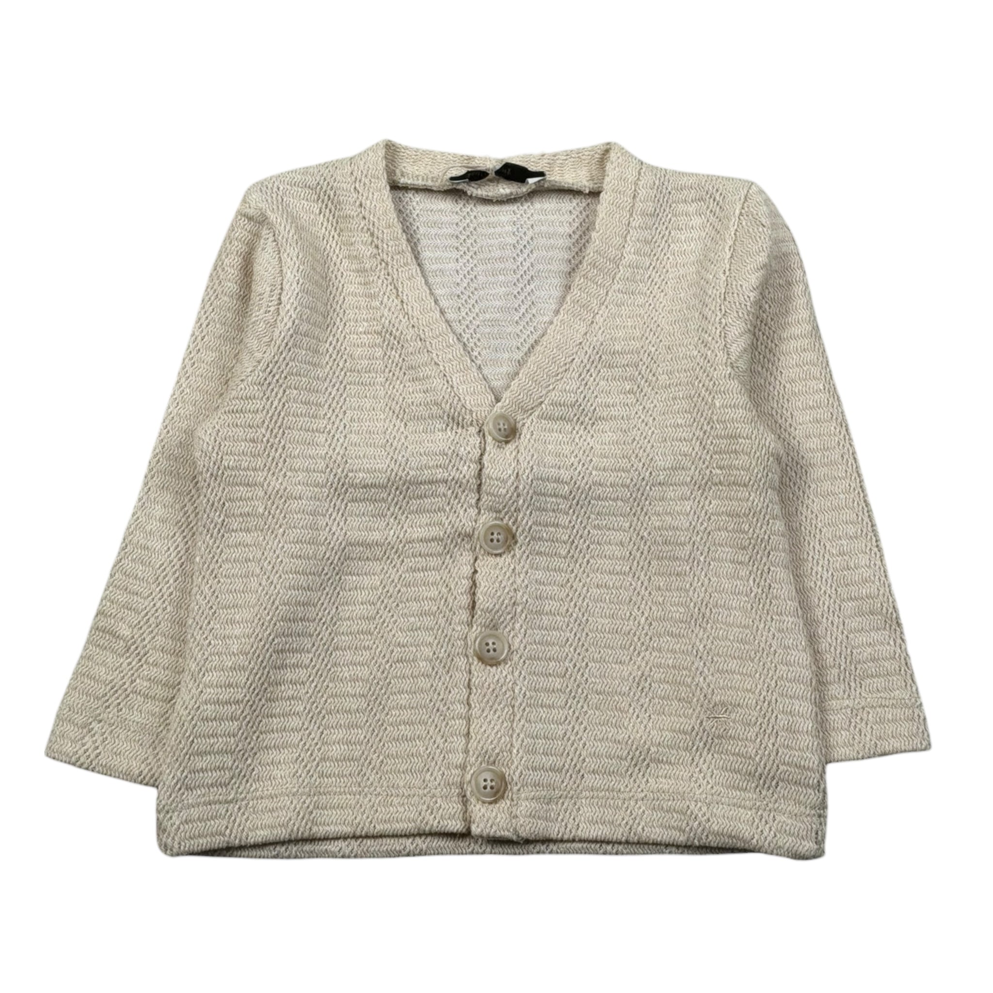 Manuel Ritz Cardigan Tinta Unita Scollo A V per Bambino MR3113 BEIGE MANUEL RITZ 