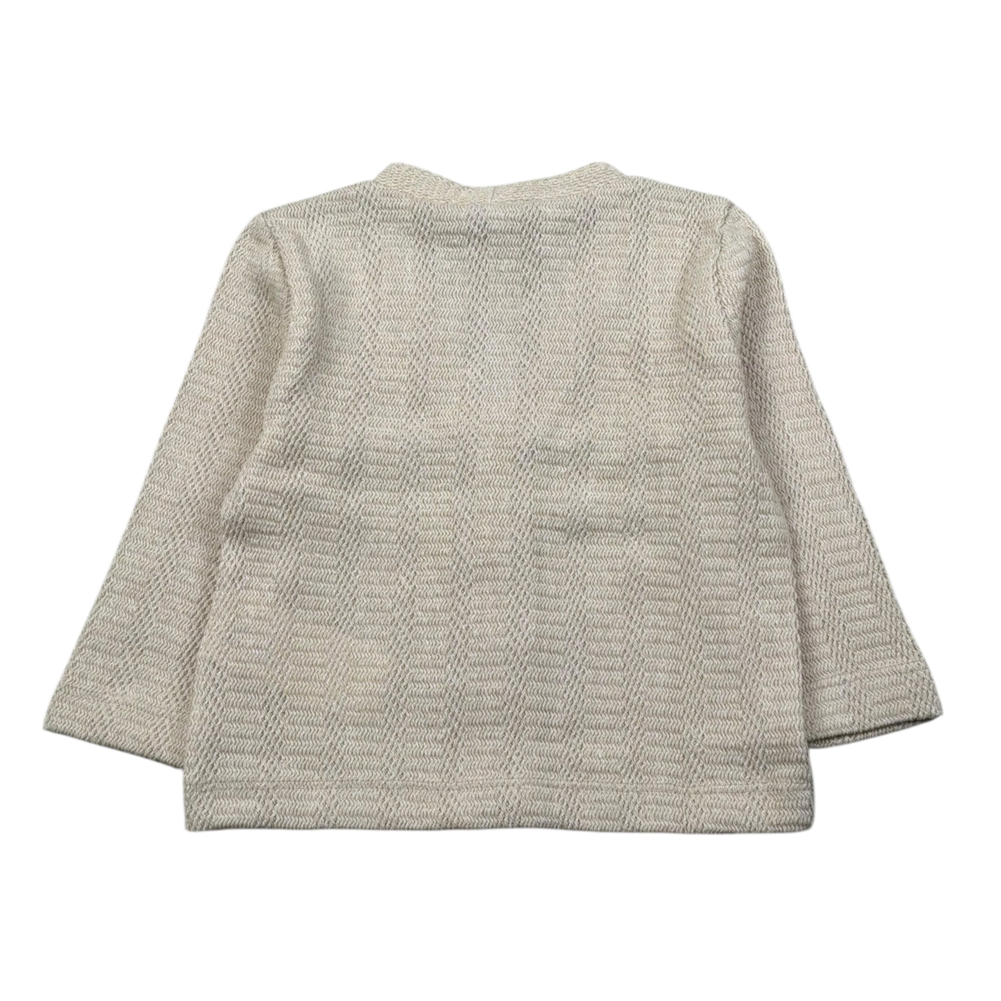 Manuel Ritz Cardigan Tinta Unita Scollo A V per Neonato MR3113N BEIGE MANUEL RITZ 