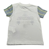 Manuel Ritz T-Shirt Girocollo tinta unita con Ricamo Bianco per Neonato MR3114 BIANCO MANUEL RITZ 