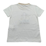 Manuel Ritz T-Shirt Girocollo tinta unita con Ricamo Panna per Bambino MR3117XX PANNA MANUEL RITZ 