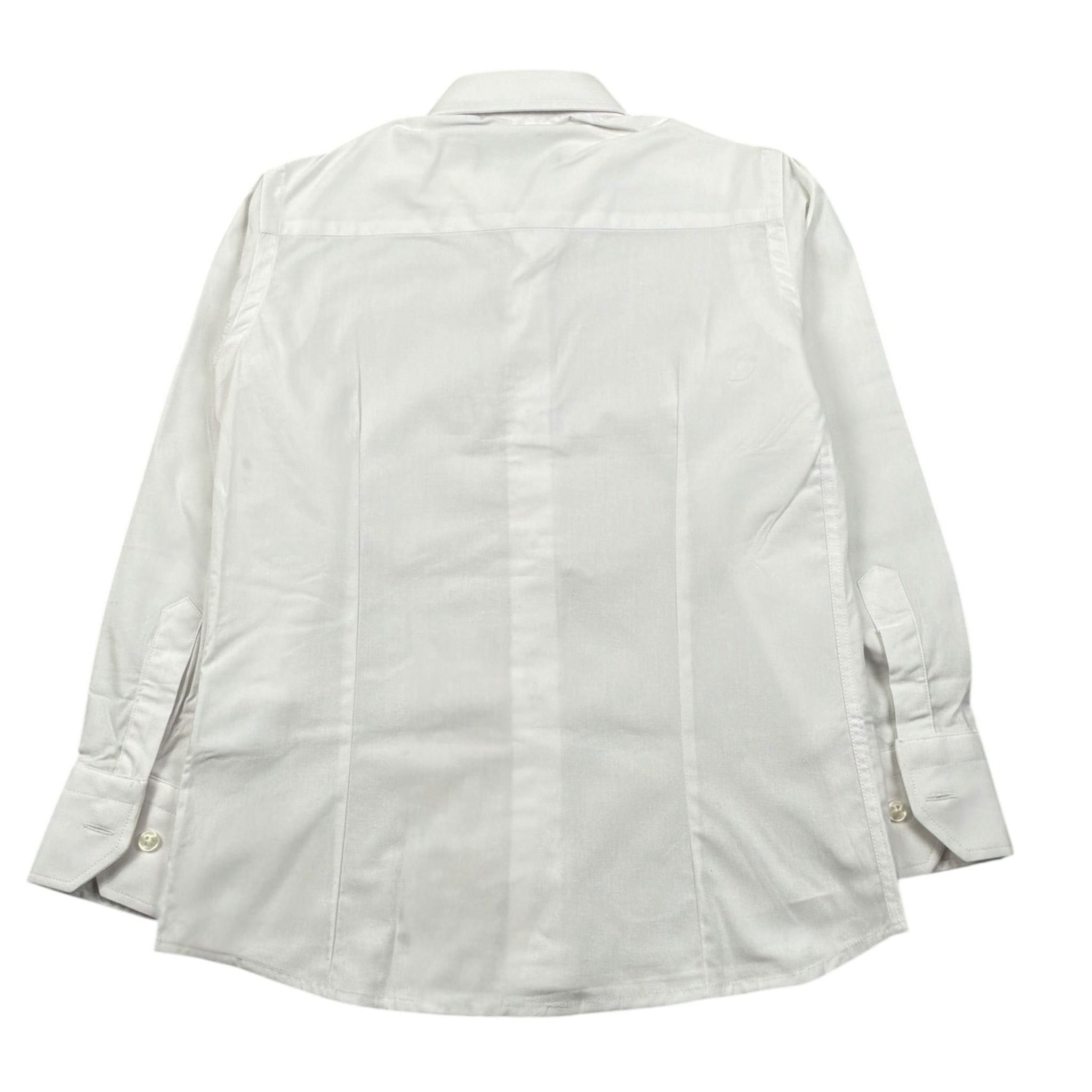 Manuell & Frank Camicia Manica Lunga Tinta Unita per Bambino 3350B BIANCO MANUELL & FRANK 