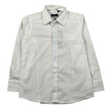 Manuell & Frank Camicia Manica Lunga Tinta Unita per Bambino MF3404B BIANCO MANUELL & FRANK 