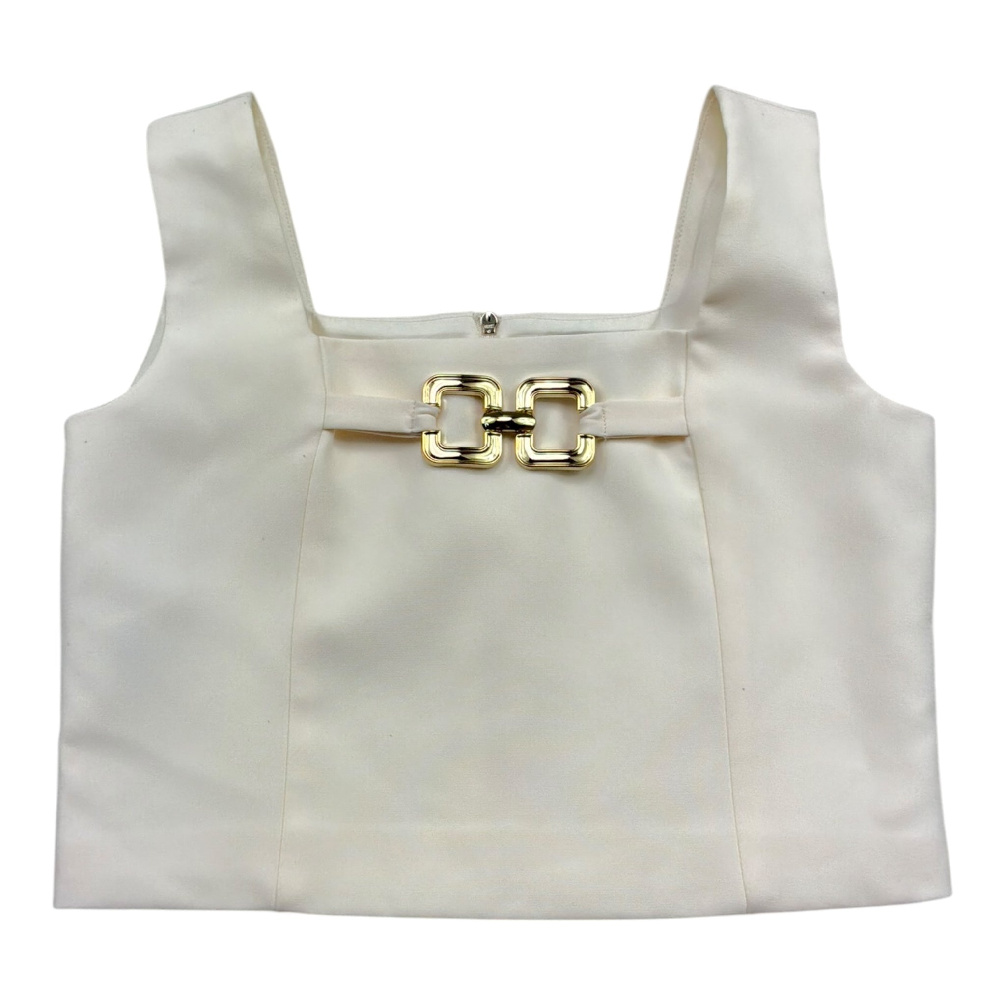 Marc Ellis Top Tinta Unita con Zip per Bambina FCJTP01134X PANNA MARC ELLIS 