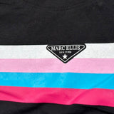 Marc Ellis Completo 2 Pezzi Top-Short Tinta Unita con Stampa per Bambina JMJCM01200 NERO MARC ELLIS 