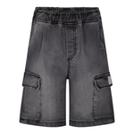 Marc Ellis Bermuda tinta unita In Denim Grigio per Bambina JMJPT01246 GRIGIO MARC ELLIS 