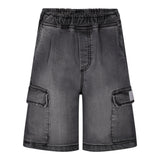 Marc Ellis Bermuda tinta unita In Denim Grigio per Bambina JMJPT01246 GRIGIO MARC ELLIS 