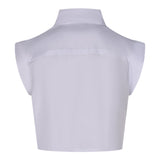 Marc Ellis Camicia Mezza Manica Tinta Unita con Logo per Bambina JMJSH01176 BIANCO MARC ELLIS 