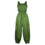 Marc Ellis Completo 2 Pezzi Top-Pantalone Tinta Unita per Bambina JMJTP01240 VERDE MARC ELLIS 