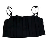 Marc Ellis Top Tinta Unita Bretelline per Bambina JMJTP01255 NERO MARC ELLIS 