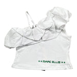Marc Ellis Top Tinta Unita con Balze per Bambina JMJTP14169 BIANCO MARC ELLIS 