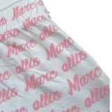 Marc Ellis top Bicolore Logato Bianco per Neonata JMNDR01435N BIANCO MARC ELLIS 