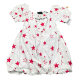 Marc Ellis Abito Tinta Unita con Stampa per Neonata JMNDR14283 BIANCO MARC ELLIS 