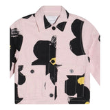 Marc Jacobs Giubbino In Denim Tinta Unita con Fantasia Fiori per Bambina W60424 ROSA MARC JACOBS 