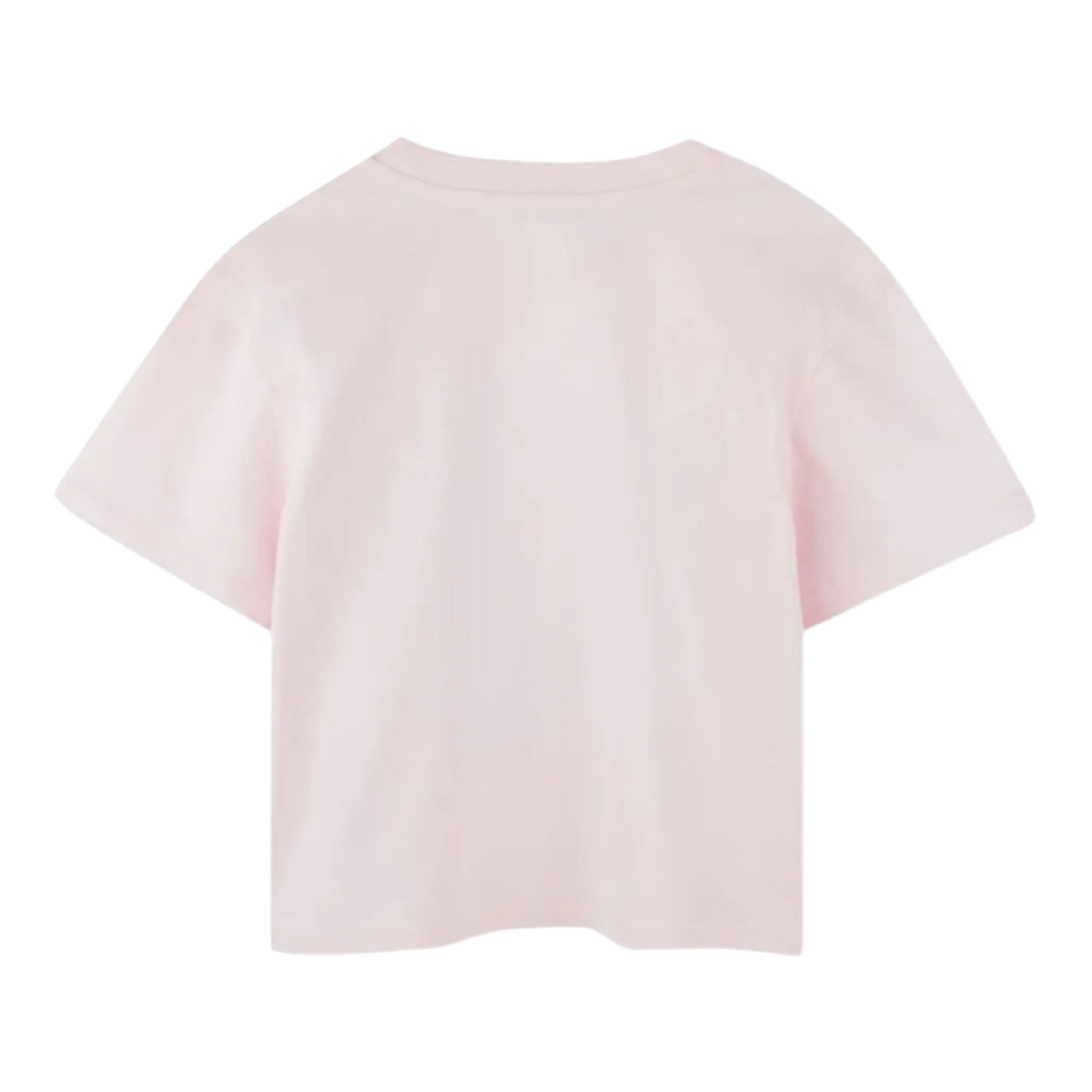 Marc Jacobs T-Shirt Girocollo Tinta Unita con Stampa per Bambina W60542 ROSA MARC JACOBS 