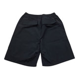 Marcelo Burlon Bermuda Tinta Unita con Elastico In Vita per Bambino CBCS001S24 NERO MARCELO BURLON 