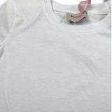 Mariuccia T-Shirt Girocollo Tinta Unita per Neonata MBS23T780N BIANCO MARIUCCIA 
