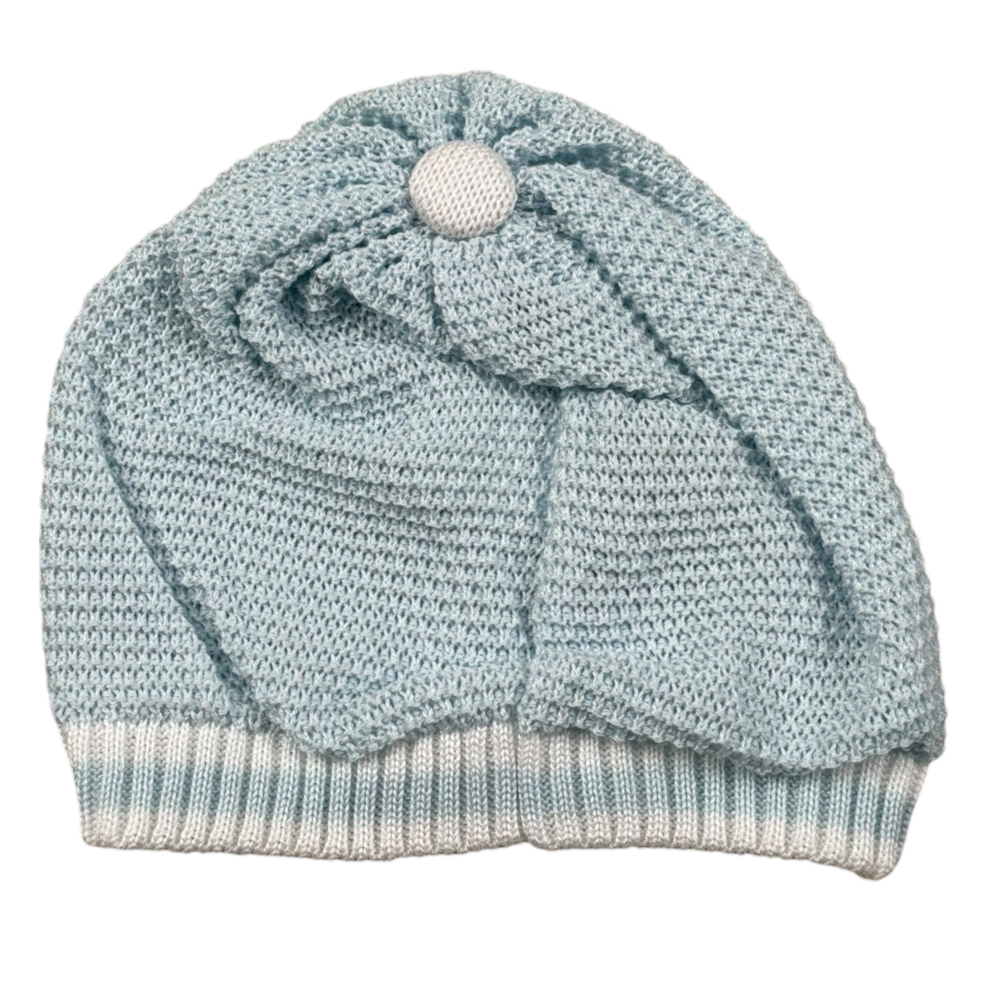 Marlu' Cappello Tinta Unita per Neonato EB6771 AZZURRO MARLU' 