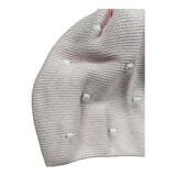 Marlu' Cappello Tinta Unita con Ricami per Neonata EC1871 ROSA MARLU' 