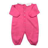 Marlu' Tutina Tinta Unita con Applicazioni per Neonata EL1410 FUXIA MARLU' 