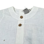 Marlu' Completo 2 Pezzi Camicia-Bermuda Bianco per Neonato EL5753 BIANCO MARLU' 