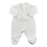 Marlu' Tutina Tinta Unita con Applicazioni per Neonata EP2914 BIANCO MARLU' 