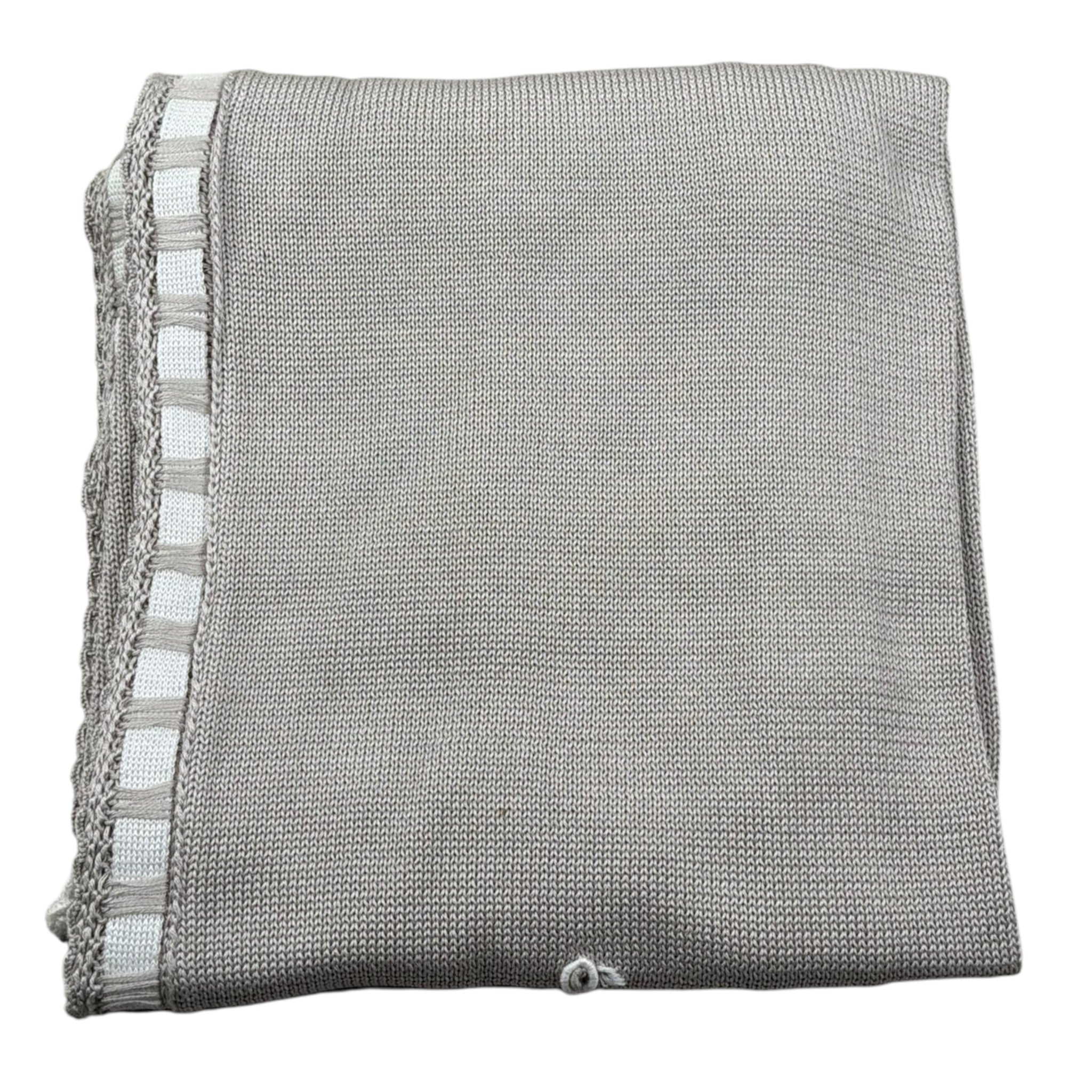 Marlu' Coperta Tinta Unita con Ricami per Neonata EPC BEIGE MARLU' 