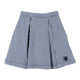 Max&Co. Gonna Bicolore con Fantasia A Righe per Bambina MX0114 BIANCO/AZZURRO MAX&Co. 