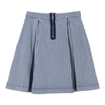 Max&Co. Gonna Bicolore con Fantasia A Righe per Bambina MX0114 BIANCO/AZZURRO MAX&Co. 