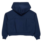 Max&Co. Felpa con Zip E Cappuccio Tinta Unita per Bambina MX01156 BLU MAX&Co. 