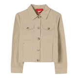 Max&Co. Giubbino Tinta Unita con Bottoni per Bambino MX0130 BEIGE MAX&Co. 
