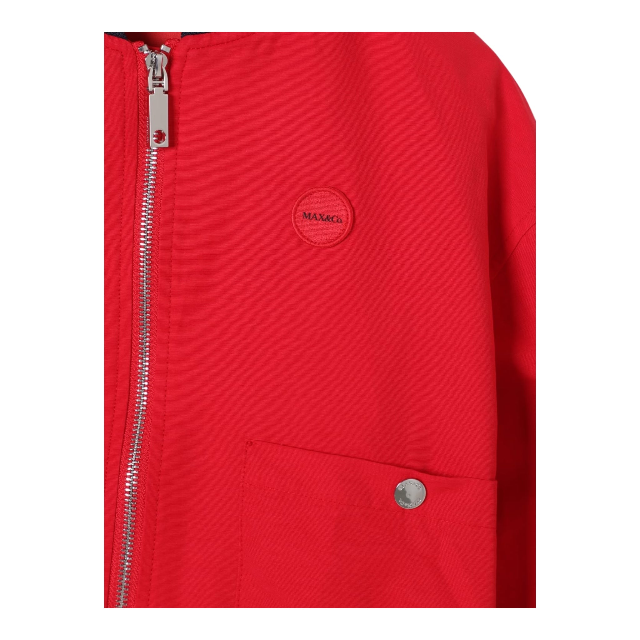 Max&Co. Giubbino Tinta Unita con Zip per Bambino MX0149 ROSSO MAX&Co. 