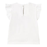 Mayoral T-Shirt Girocollo Tinta Unita con Stampa per Neonata 1042 BIANCO MAYORAL 