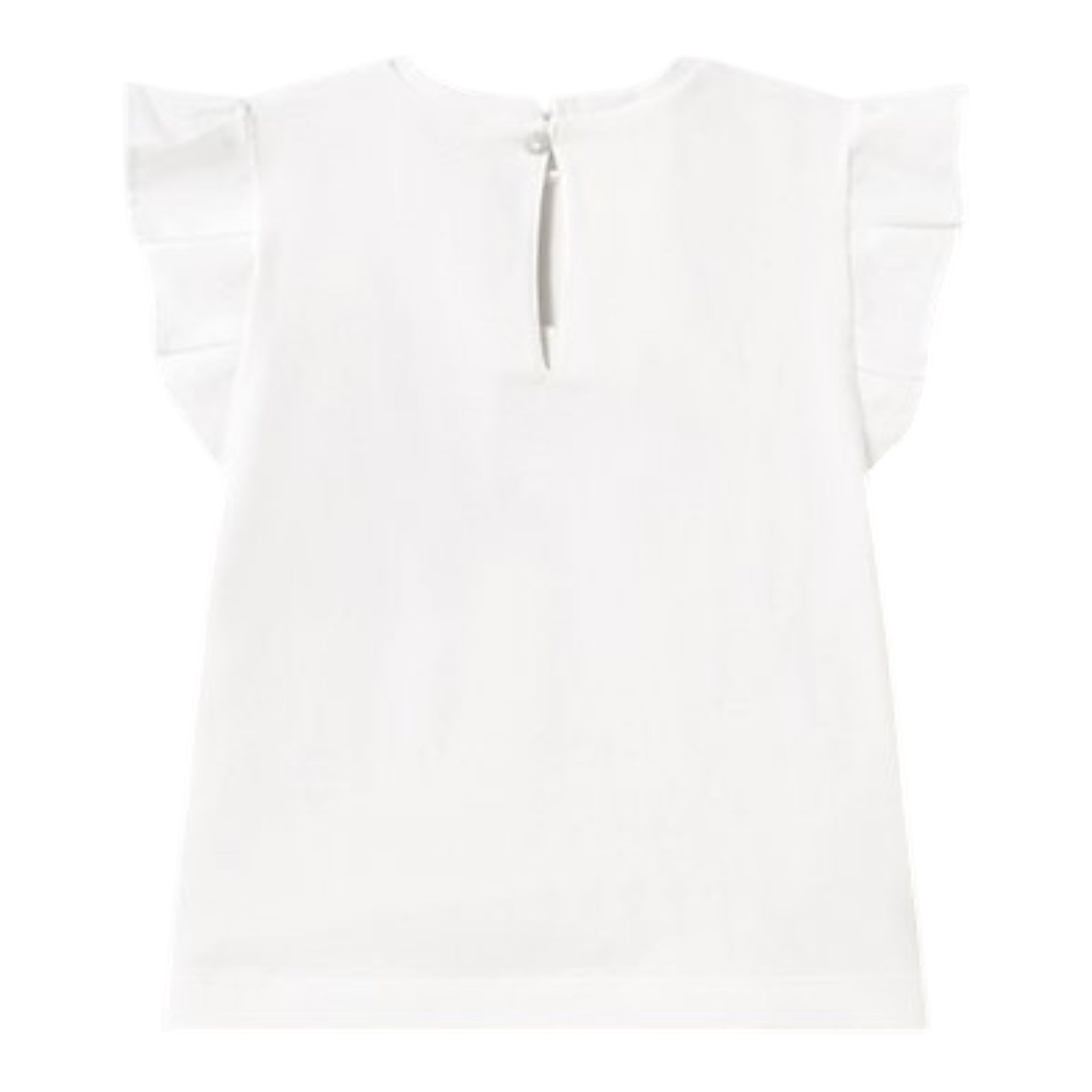 Mayoral T-Shirt Girocollo Tinta Unita con Stampa per Neonata 1042 BIANCO MAYORAL 
