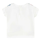 Mayoral T-Shirt Girocollo Tinta Unita con Stampa per Neonata 1048 BIANCO MAYORAL 
