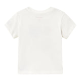 Mayoral T-Shirt Girocollo Tinta Unita con Stampa per Neonato 1056 BIANCO MAYORAL 