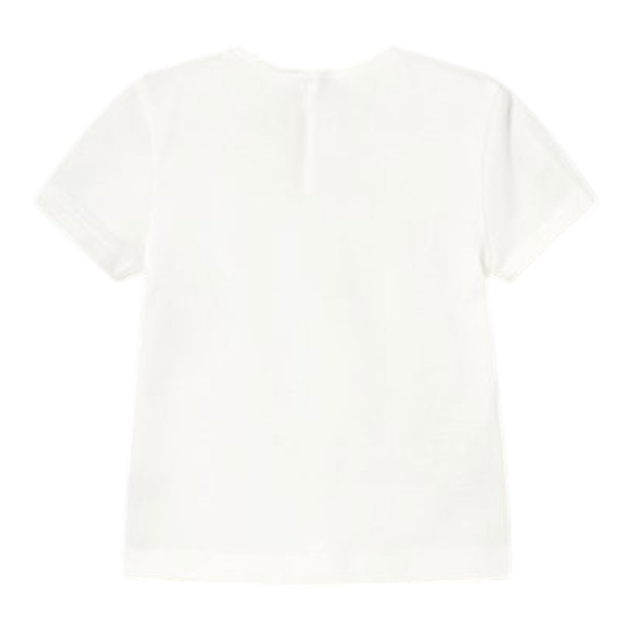 Mayoral T-Shirt Girocollo Tinta Unita con Stampa per Bambina 105 BIANCO MAYORAL 