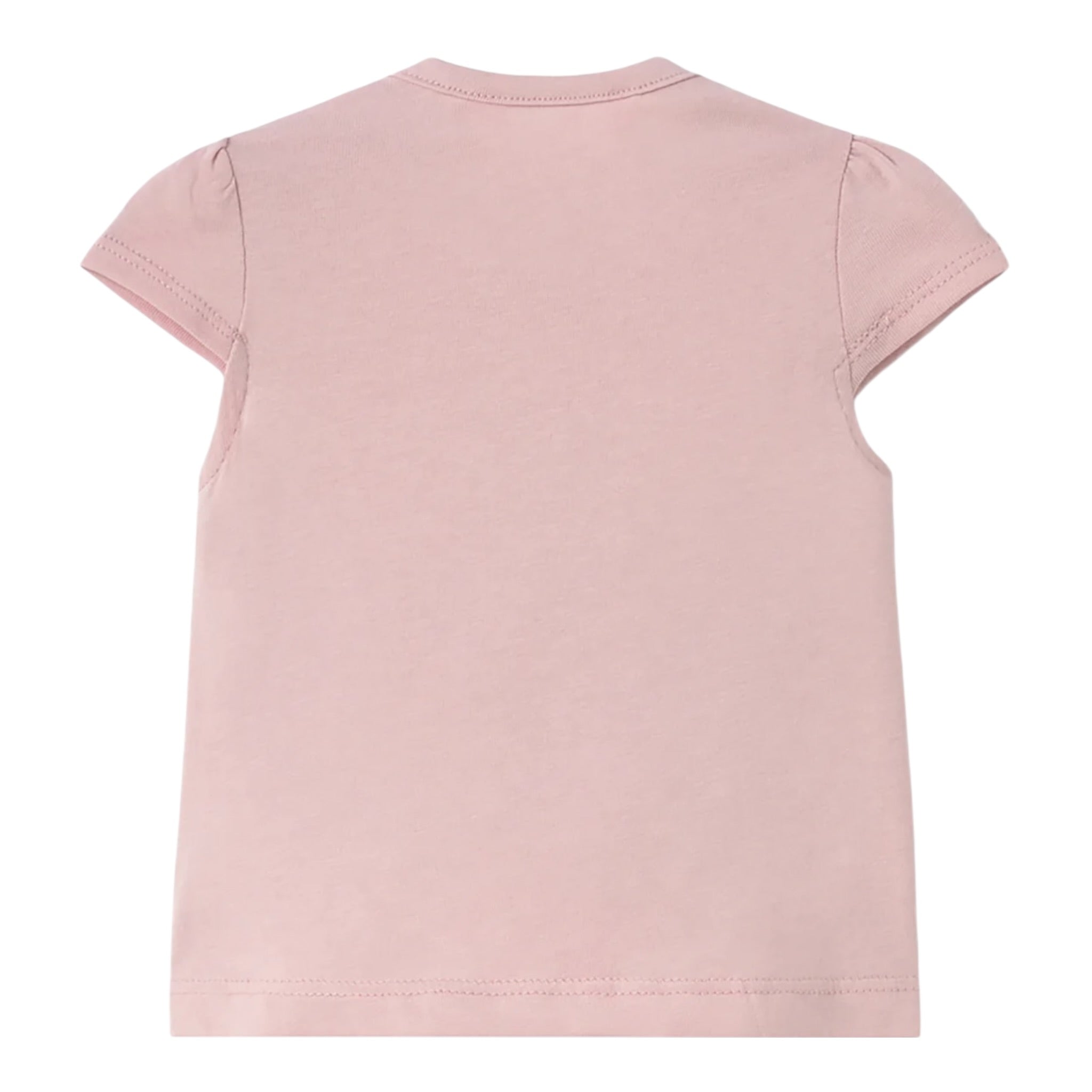 Mayoral T-Shirt Girocollo tinta unita con Stampa Orso Rosa per Neonata 1070X ROSA MAYORAL 
