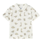 Mayoral Camicia Mezza Manica Fantasia A Righe per Bambino 1112XJ BIANCO MAYORAL 