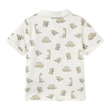 Mayoral Camicia Mezza Manica Fantasia A Righe per Bambino 1112XJ BIANCO MAYORAL 