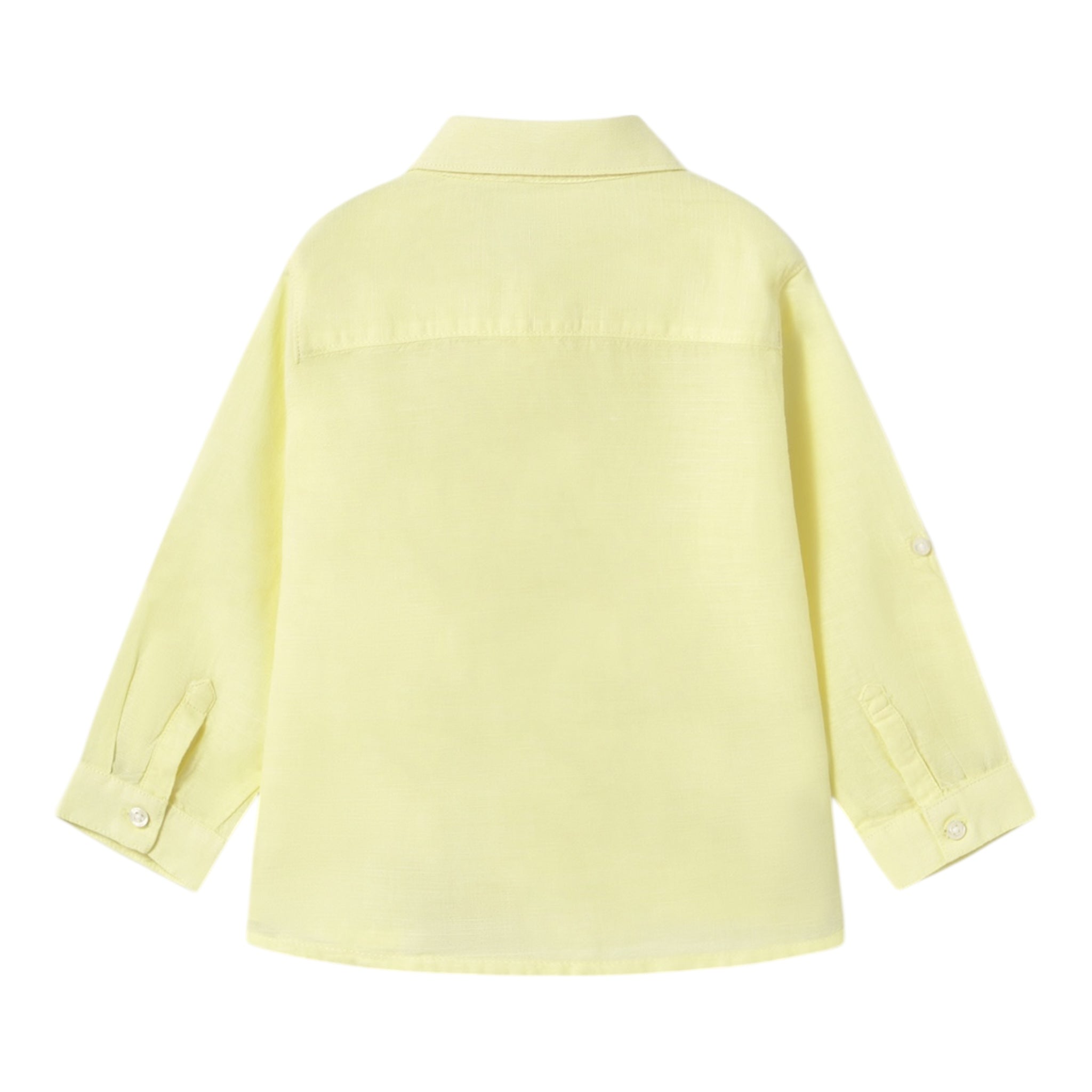 Mayoral Camicia Manica Lunga Tinta Unita per Neonato 1116 GIALLO MAYORAL 
