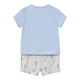 Mayoral Completo 2 Pezzi T-Shirt-Culottw per Neonato 1202 AZZURRO MAYORAL 