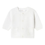 Mayoral Cardigan Tinta Unita per Neonato 1393 BIANCO MAYORAL 