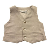 Mayoral Gilet Tinta Unita per Neonato 1394X BEIGE MAYORAL 