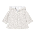 Mayoral Giubbino Bicolore con Cappuccio Reversibile Bianco per Neonata 1479X BIANCO MAYORAL 